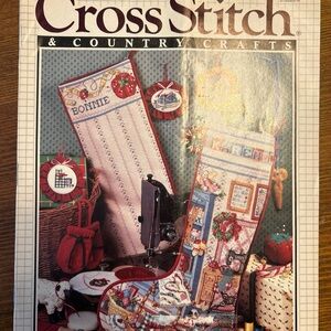 Vintage Cross Stitch & Country Crafts Magazine July/August 1989, 26 Projects